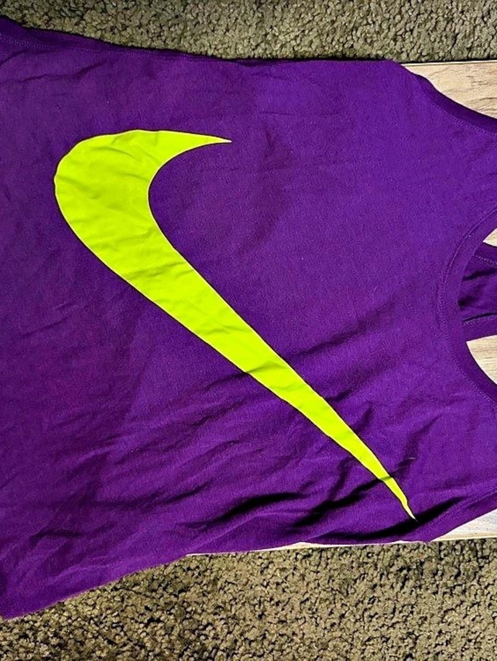 Nike Swoosh Tank Top Purple Small